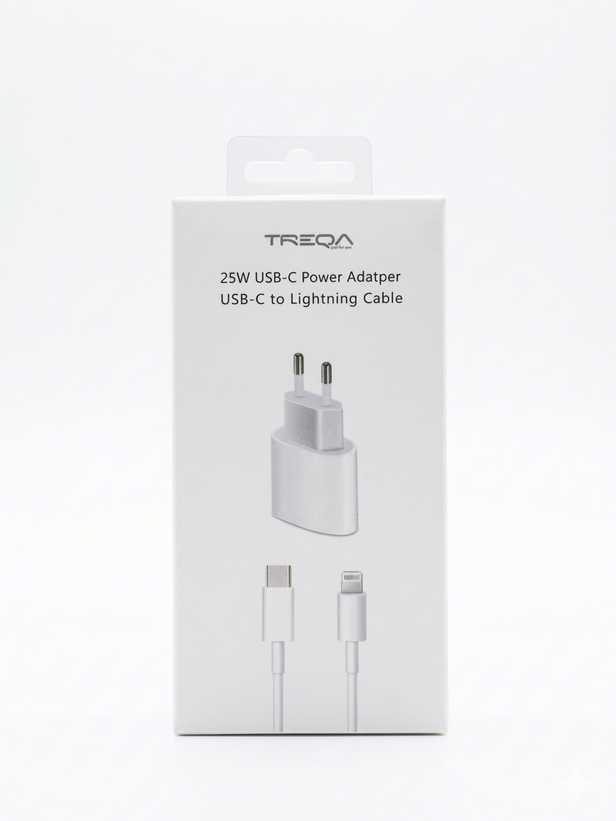 Cargador Treqa Usb-C Lightning 25w