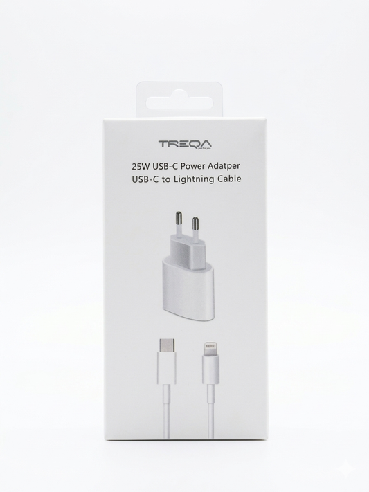 Cargador Treqa Usb-C Lightning 25w