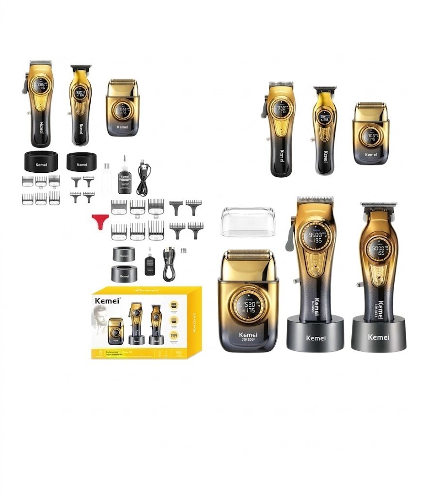 Combo Maquinas Profesional Kemei KM-8557