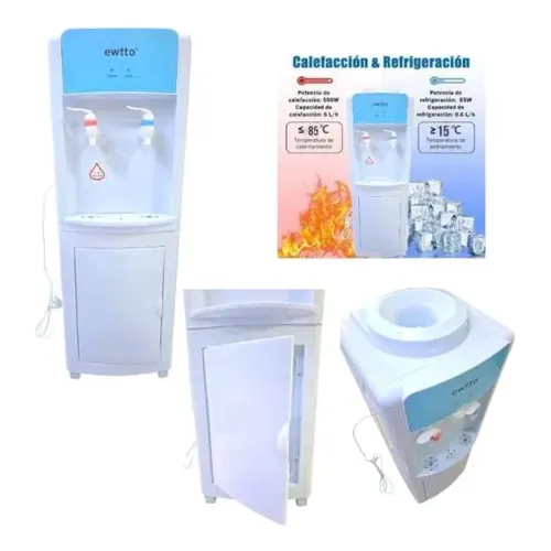 Dispensador de Agua Fría y Caliente de Pedestal Ewtto