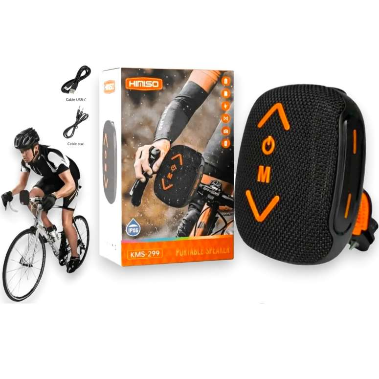 parlante portátil inalámbrico con Bluetooth para bicicleta